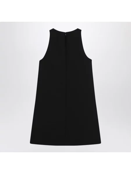 Sukienka mini Valentino Garavani wełniana czarna