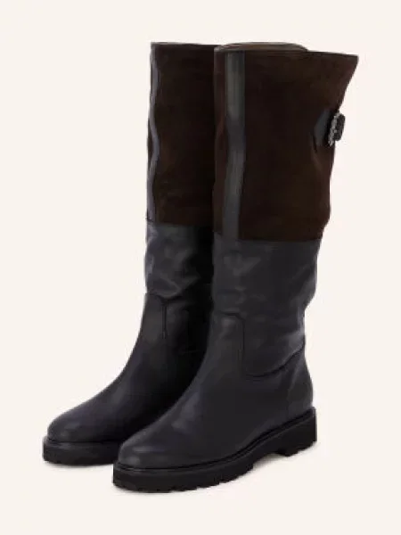 Viamercanti Kozačky tmavě hnědá