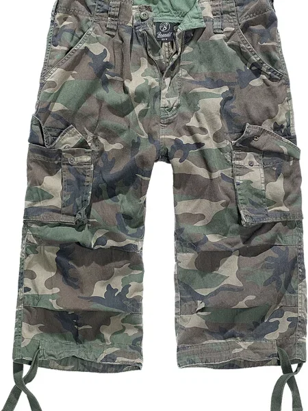 Brandit Pantaloni cu negru / oliv / maro închis / maro deschis kaki