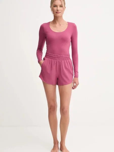 Under Armour body treningowe Motion bordowy różowy