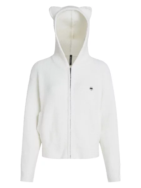 Karl Lagerfeld Geacă tricotată Ikon crem