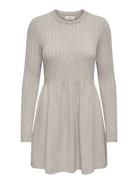 ONLY Rochie tricotat ONLFia amestecat bej