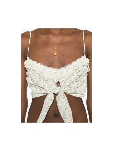 Lniany top Ermanno Scervino