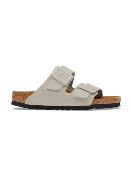 Birkenstock Arizona Suede Cushion Buckle шльопанці замшеві