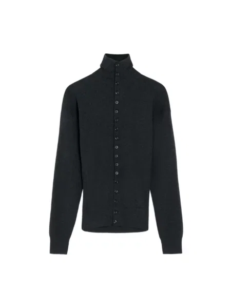Sweter Lemaire w kolorze melanż szary