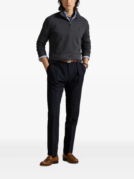 Μικρός κασκέτο Polo Ralph Lauren με χαμηλή μέση υφαίνω διαγωνίως πράσινο