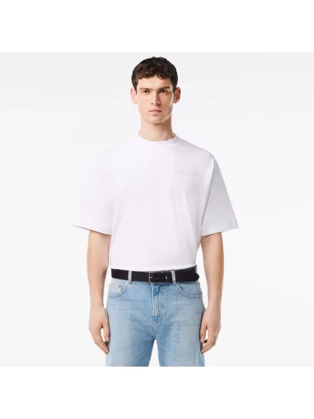 Lacoste ремінь шкіряний коричневий