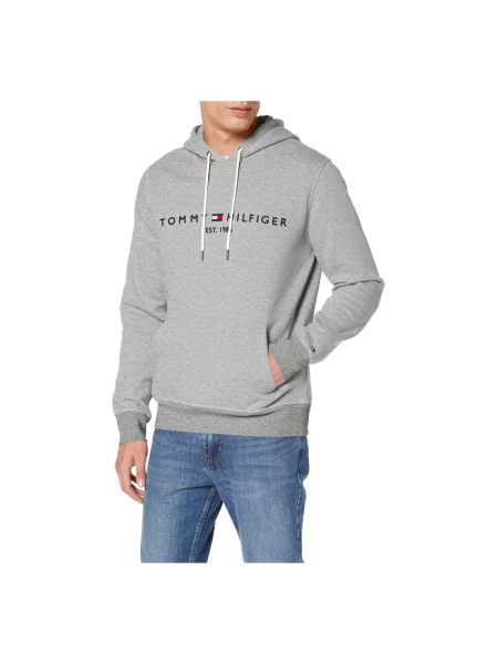 Bluza Tommy Hilfiger z logo szara