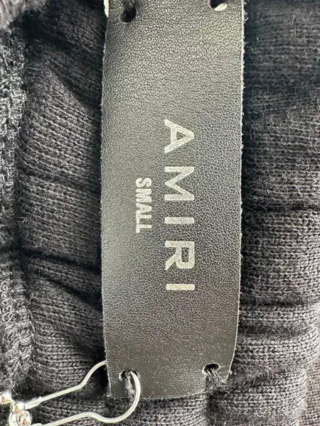 Pantaloni Amiri cu imagine alergare negru