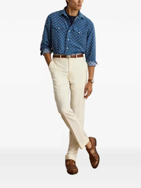 Cămașă Ralph Lauren Purple Label albastru