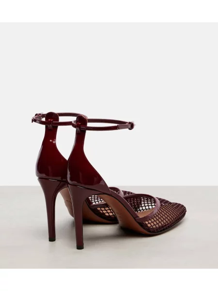 Pantofi cu toc Alaïa plasă de plasă roșu