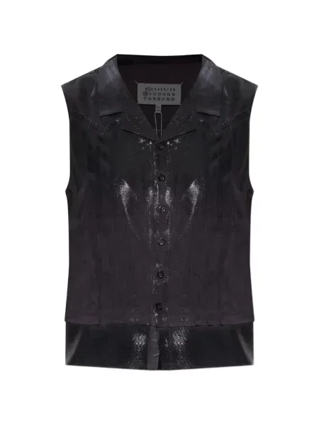 Bluză Maison Margiela fără mâneci negru