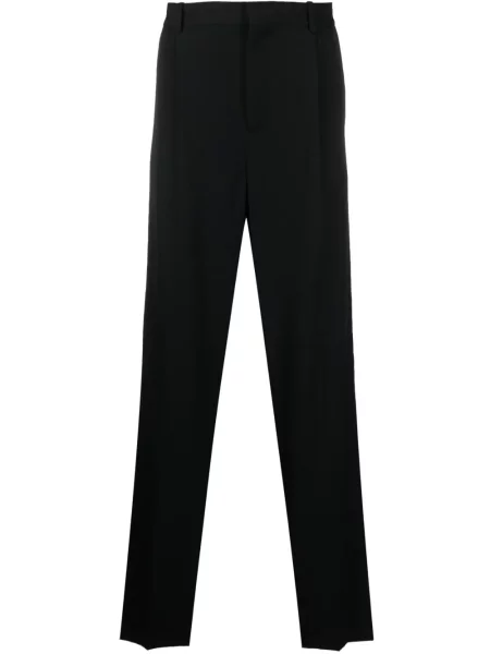 Pantaloni Botter de lână plisate negru