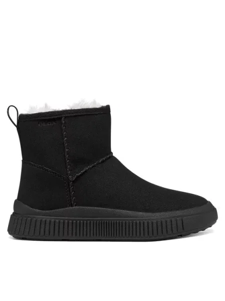 Geox Μπότες J Laquinny Girl M μαύρο