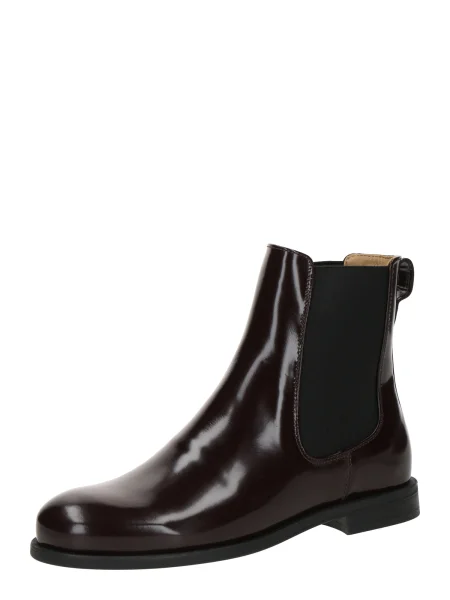 BOSS BLACK De piele ghete chelsea Lycia negru