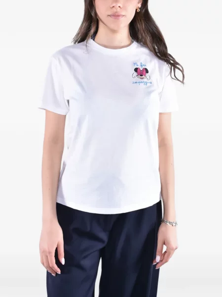 Tricou Mc2 Saint Barth cu imagine alb