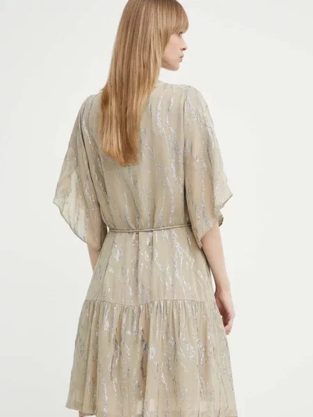 Сукня Bruuns Bazaar OdiaBBParez dress mini пряма бежевий