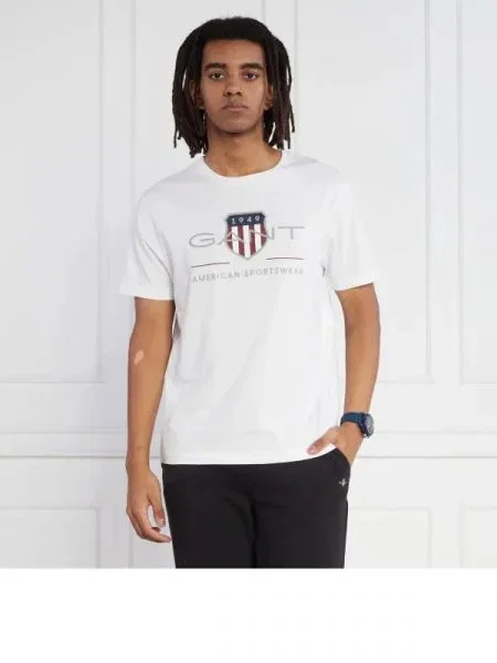 Gant Tricou alb