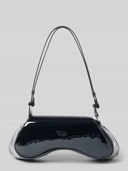Torebka crossbody Diesel biznesowa czarna