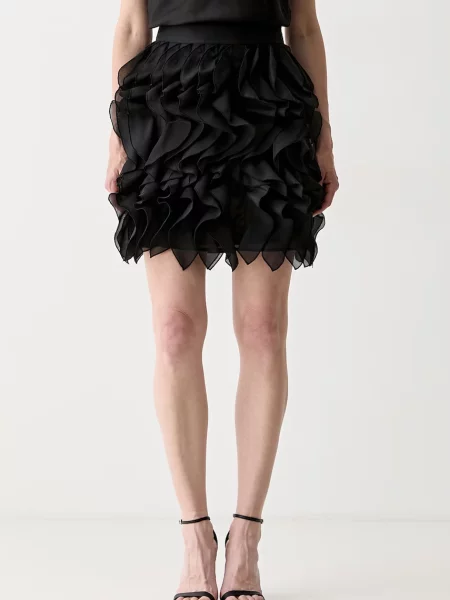 Karl Lagerfeld fustă negru