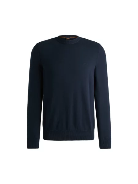 BOSS Orange sweter granatowy lekki niebieski