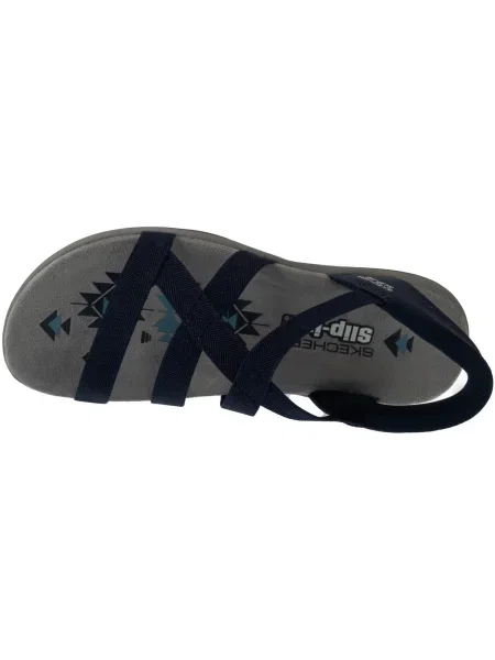 Strečové tenisky Skechers modrá