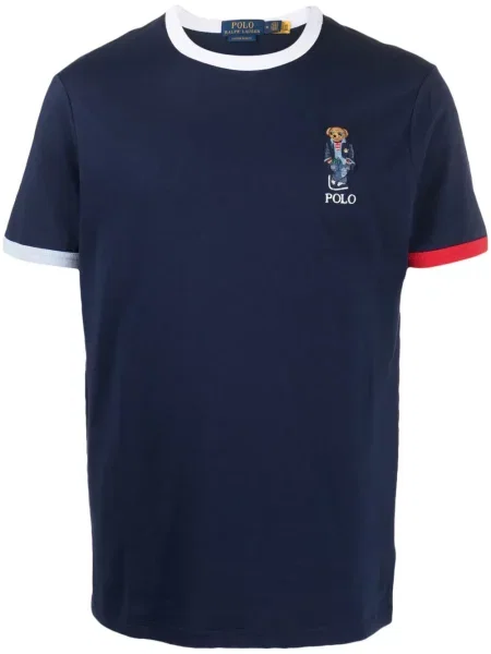 Polo majica Polo Ralph Lauren s vezom plava