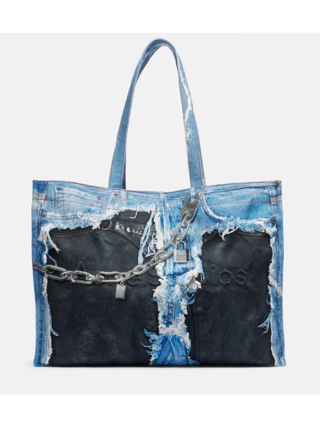 Geantă Acne Studios albastru