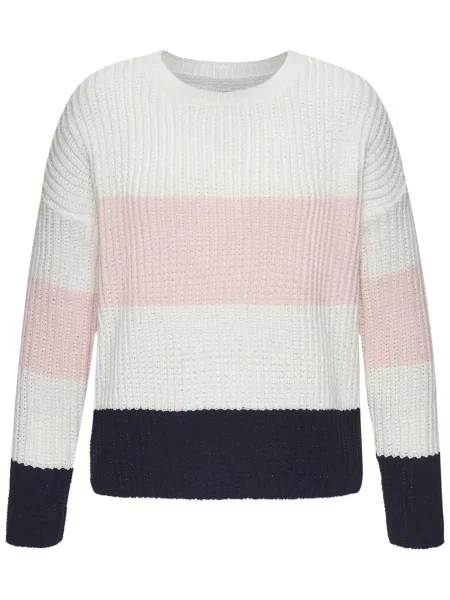 LASCANA Pulover kremna / mornarska roza