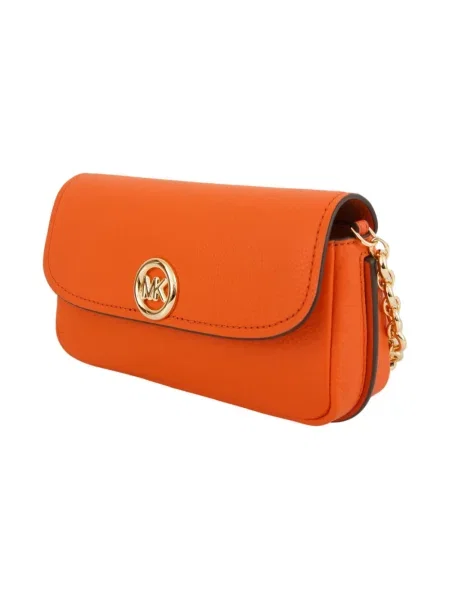 Body Michael Kors skórzany pomarańczowy