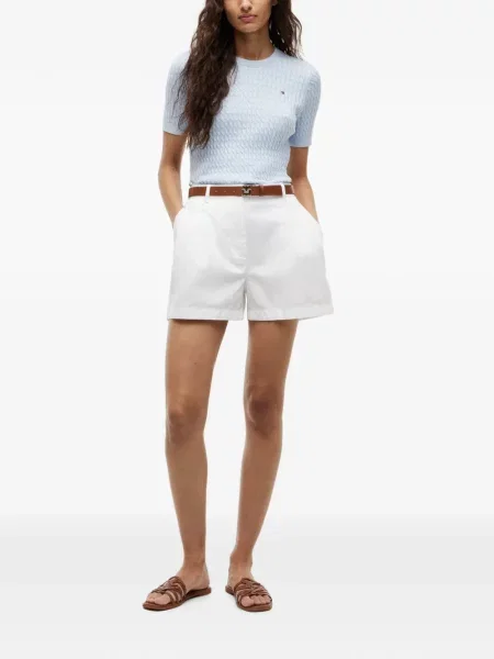 Pantaloni scurți Tommy Hilfiger alb