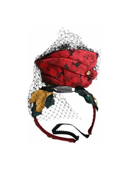 Jedwabna czapka Dolce And Gabbana z logo różowa