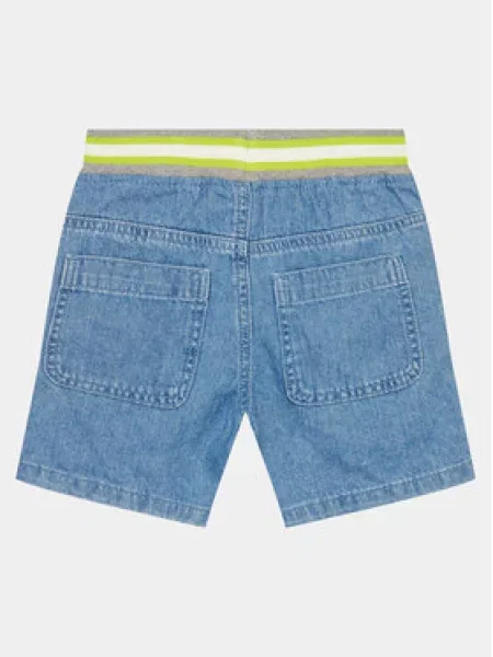 Šortky z materiálu United Colors Of Benetton modré