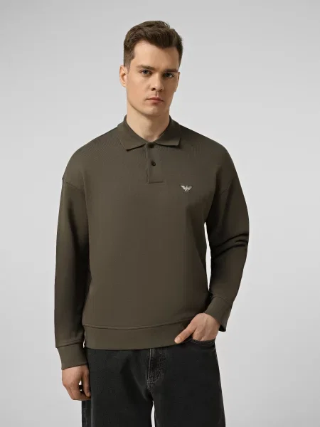 Поло Emporio Armani коричневий