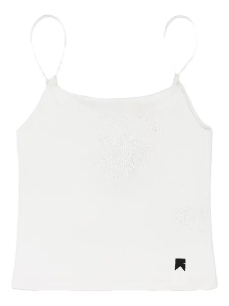 Top Rhude transparente alb