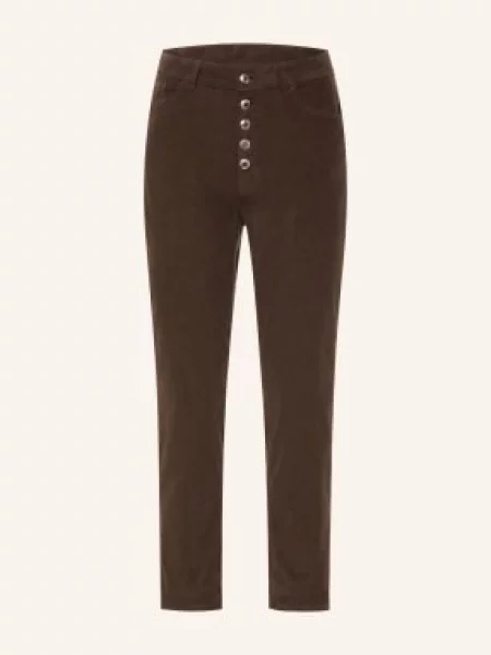Dondup Chinosy Koons Z Sztruksu braun