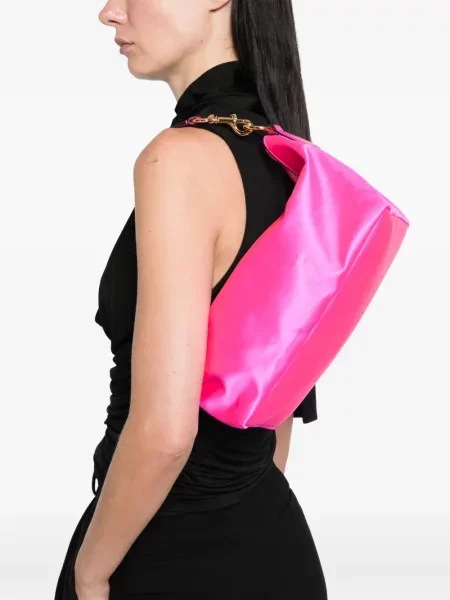 Geantă Gucci din satin roz