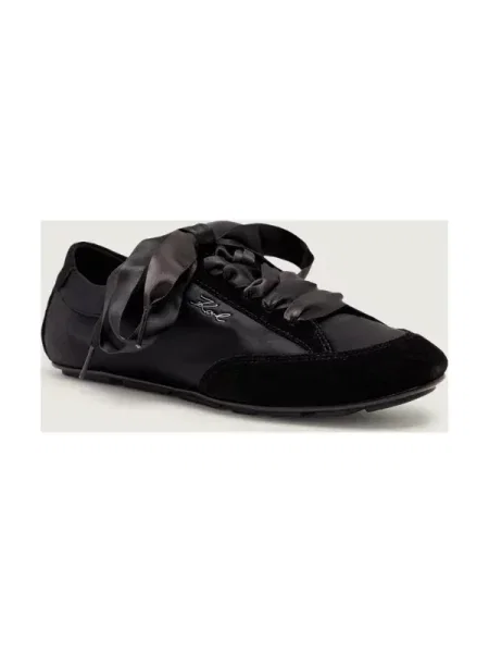 Karl Lagerfeld Sneakers ARIELLA | piele întoarsă negru