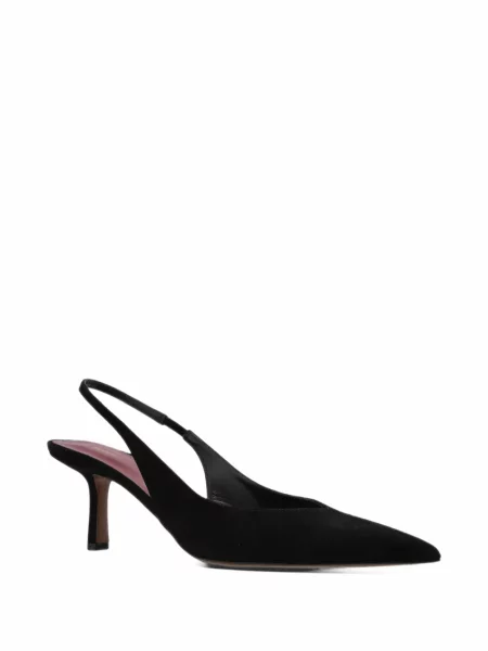 Pantofi cu toc Neous din piele de căprioară negru