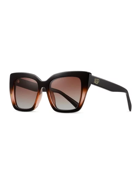 AVANT-GARDE PARIS Ochelari de soare Cat Eye Alethea bordeaux roșu