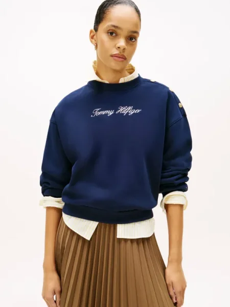 Palton Tommy Hilfiger alb