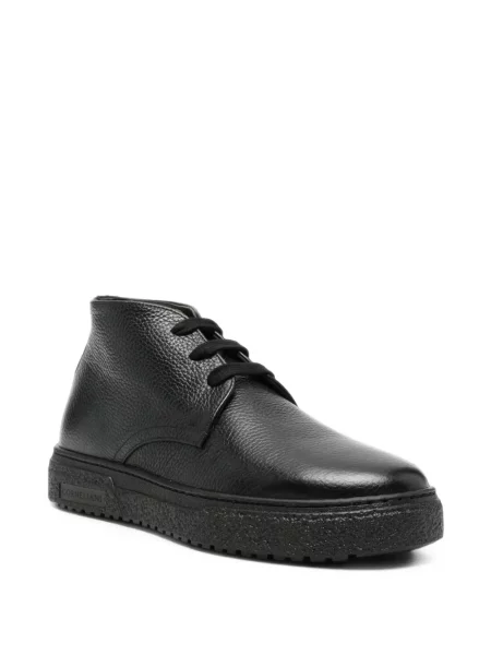 Ghete desert Corneliani din piele negru
