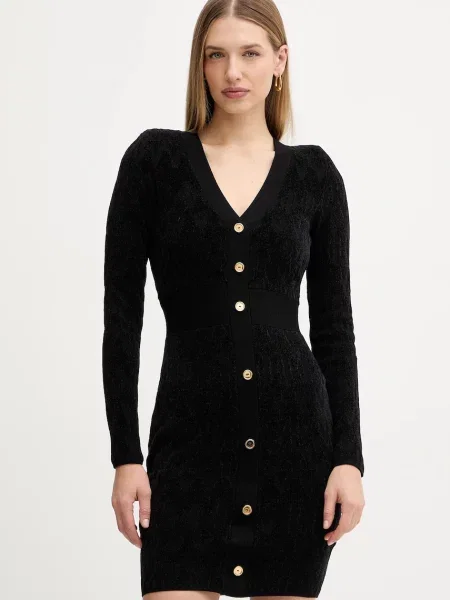 Haljina Marciano Guess ADELE mini uski kroj crna