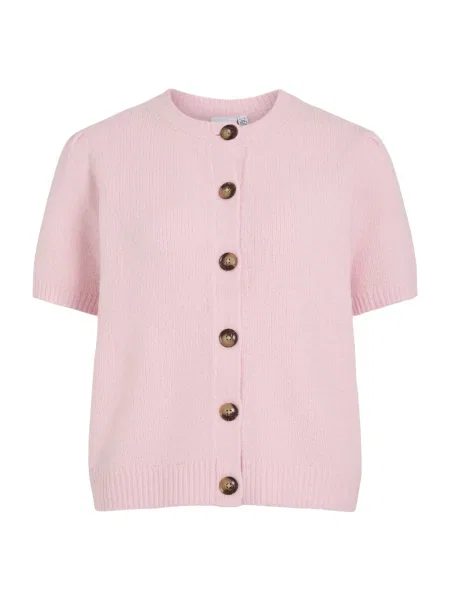 VILA Geacă tricotată VITASSY' roz