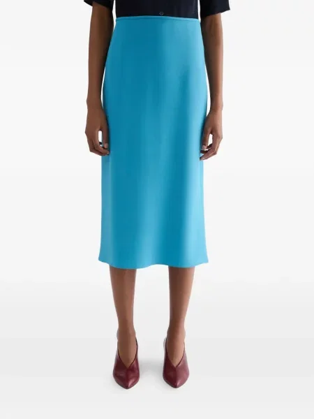 Fustă tip creion Jil Sander albastru