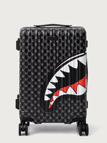Sprayground trdi kovček SHARKS IN PARIS črna