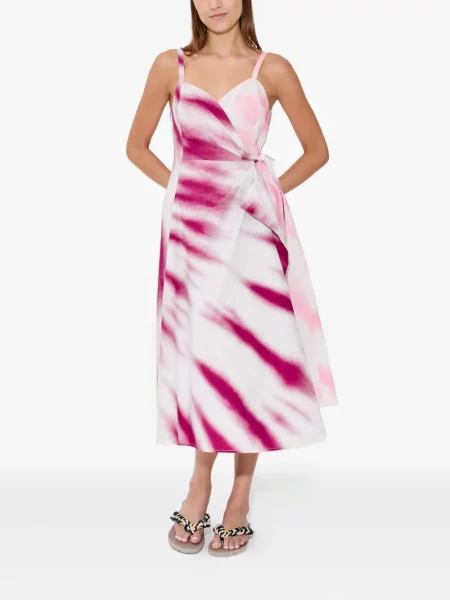 Rochie midi Rosie Assoulin până la genunchi de costum roz