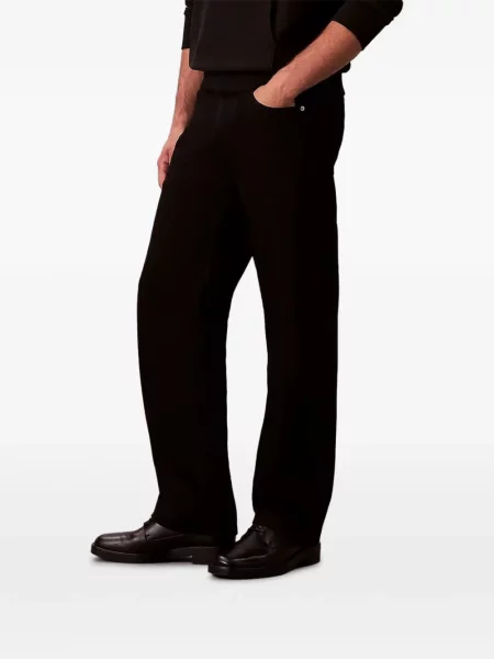 Blugi Calvin Klein cu picior lat negru