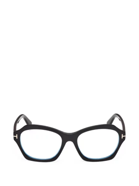 Ochelari de soare Tom Ford Eyewear cu imprimeu geometric negru
