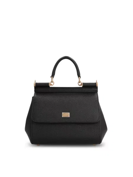 Torebka Dolce And Gabbana zamszowa czarna